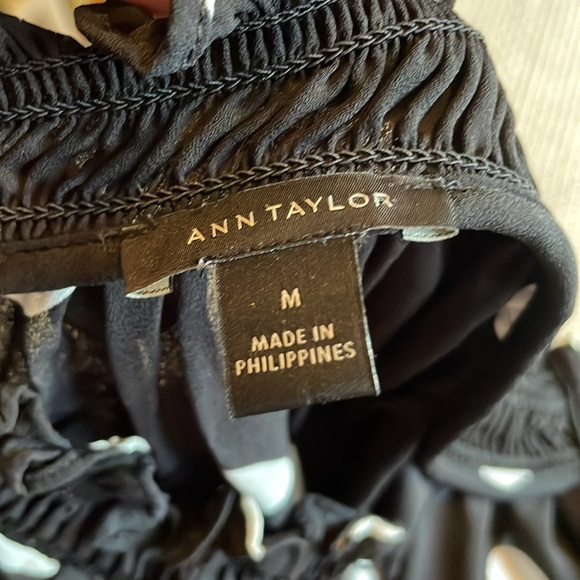 Ann Taylor sleeveless polka dot top - Picture 4 of 5